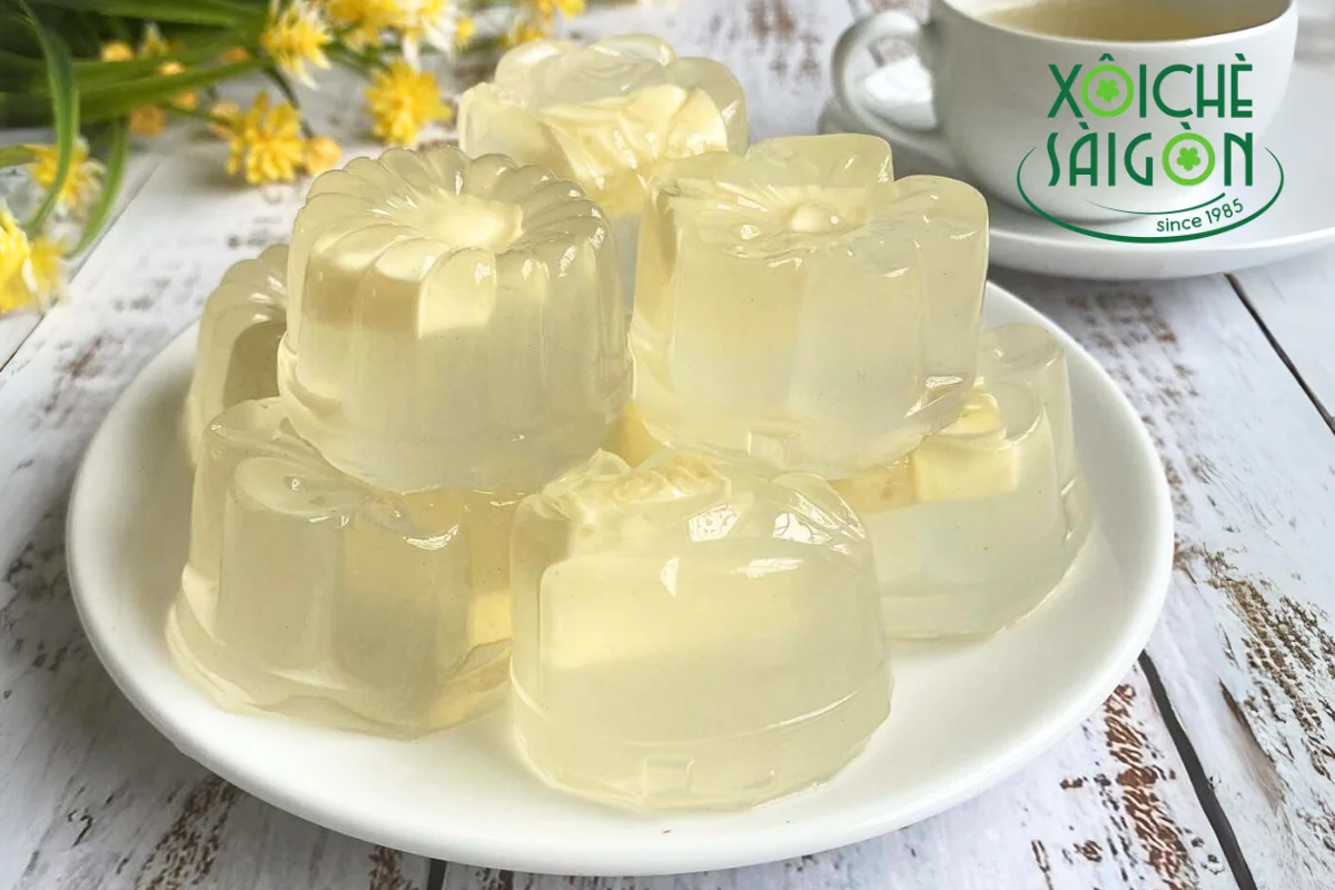 RC Rau câu flan dừa 