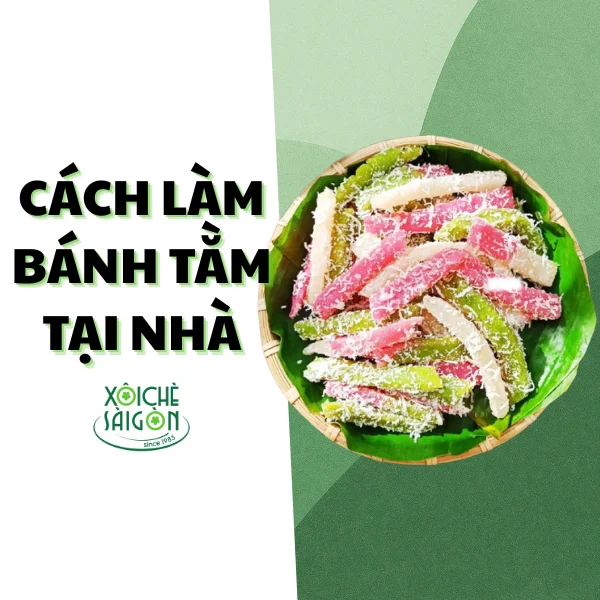 Hướng dẫn cách làm bánh tằm tại nhà từ ngọt đến bánh tằm bì mặn