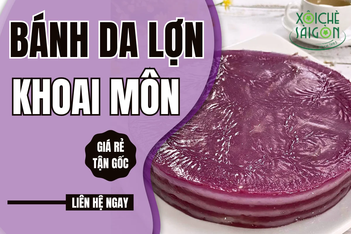 bánh da lợn khoai môn giá sỉ