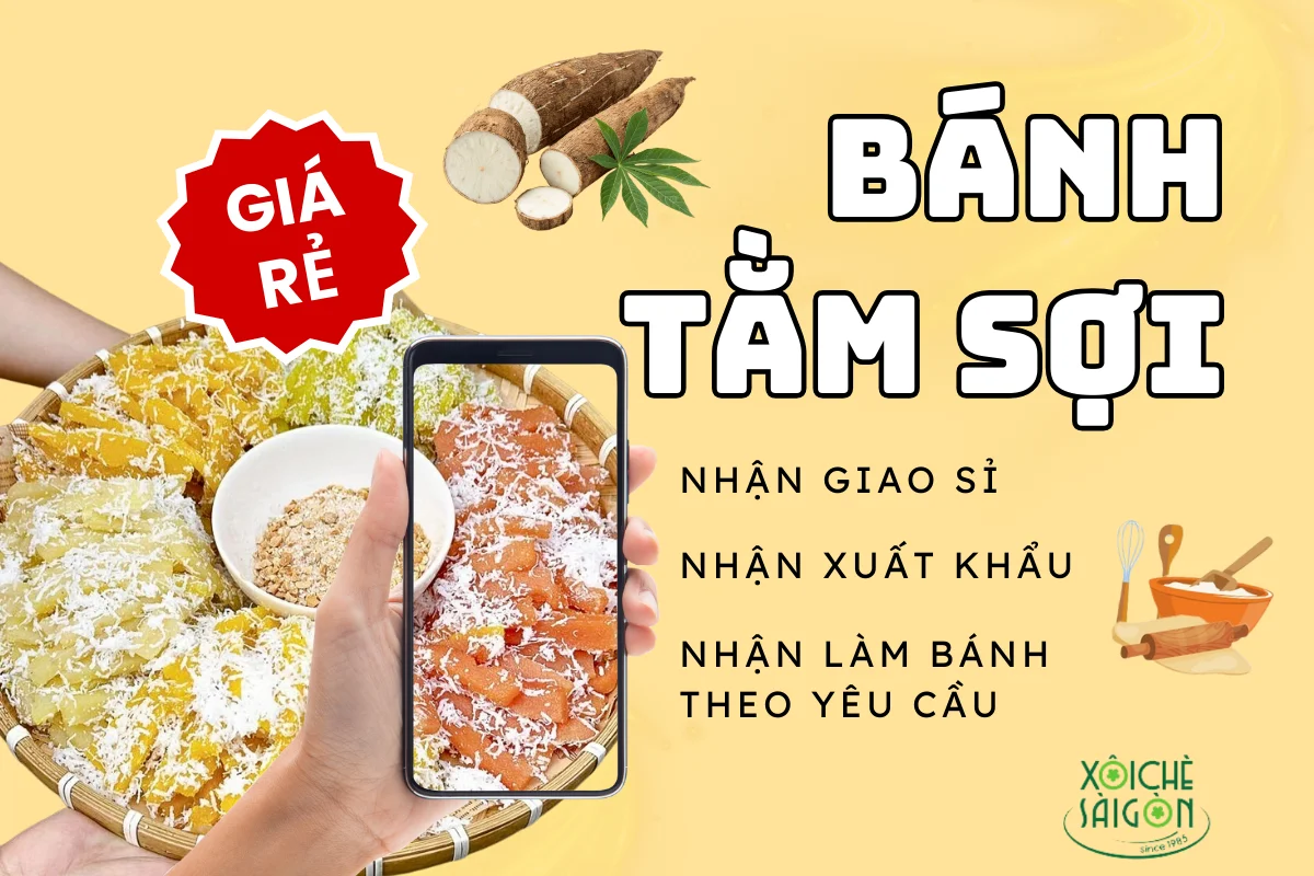 bánh tằm sợi xuất khẩu