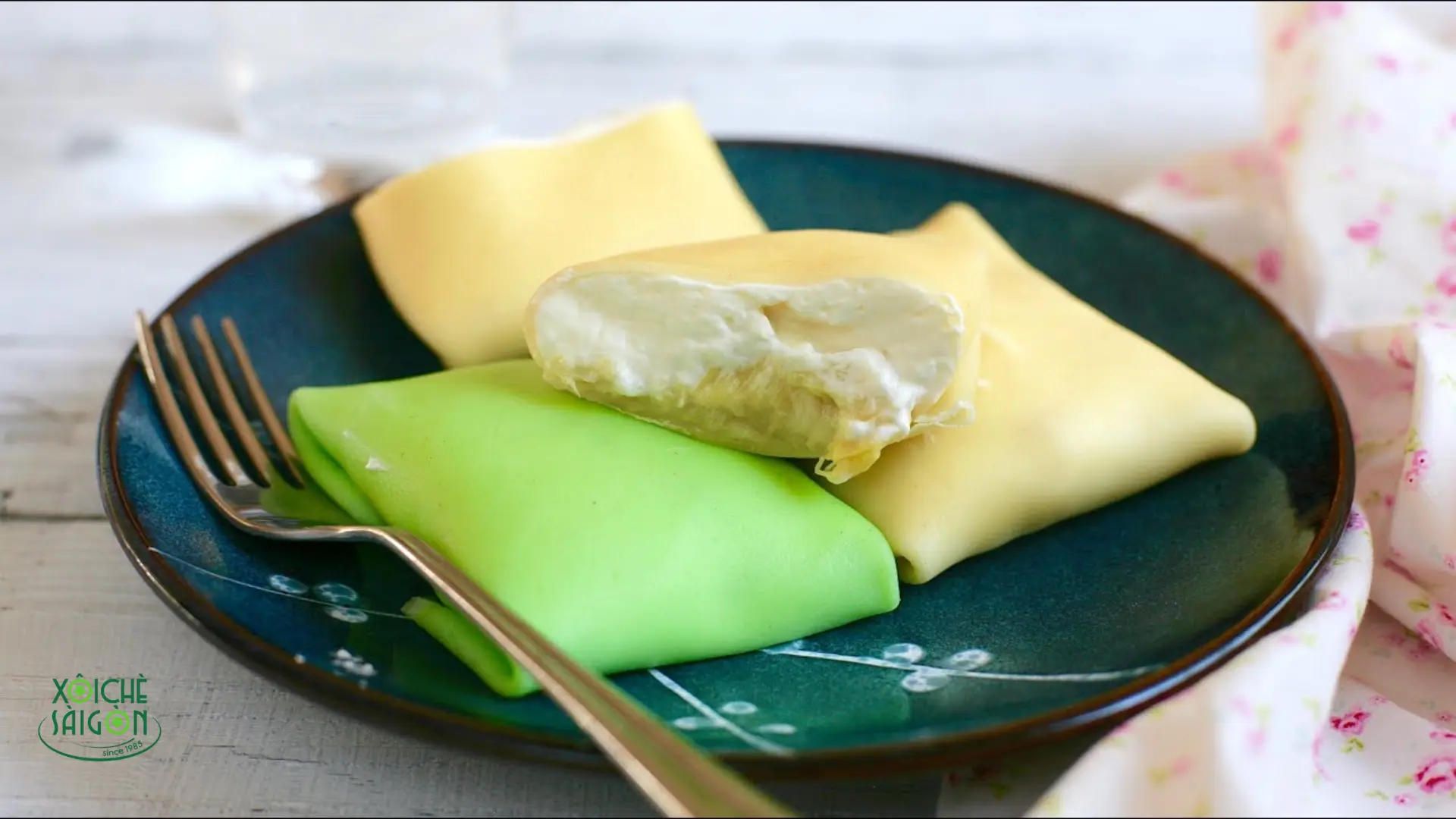 Tự làm bánh crepe sầu riêng tại nhà